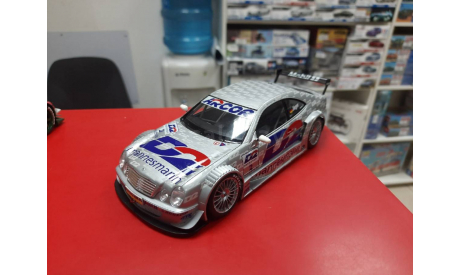 24234 MERCEDES CLK DTM 2000 Team D2 собран из кита Tamiya 1:24 возможен обмен, масштабная модель, Nissan, scale24