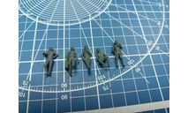 Советские танкисты первый вариант. 5 фигур 1:72 Смола 3D-печат, фигурка, scale72
