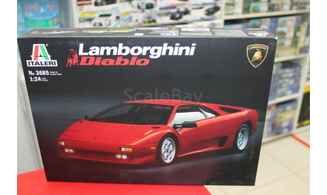 3685ИТ Lamborghini Diablo  1:24 Italeri  возможен обмен, сборная модель автомобиля, scale24