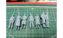 Немецкие военнопленные 1:35 Смола 3D-печать возможен обмен, миниатюры, фигуры, СУ, scale43