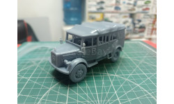 Mercedes L1500 с поднятым тентом 1:43  Смола 3D-печать