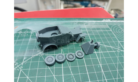 Бронеавтомобиль Peugeot AC 1914  1:72 Смола 3D-печать, масштабные модели бронетехники, scale43