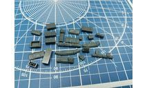 Набор ящиков и скаток (21 предмет) 1:72 Смола 3D-печать, фигурка, scale72