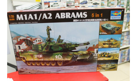 01535  М1А1/А2 ’Абрамс’ (5 в 1) 1:35 Trumpeter возможен обмен, сборные модели бронетехники, танков, бтт, scale35