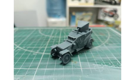 Бронеавтомобиль Peugeot AC 1914  1:72 Смола 3D-печать, масштабные модели бронетехники, scale43