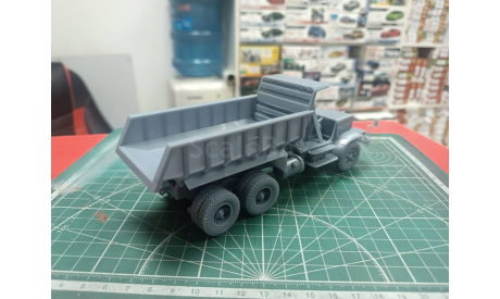 КрАЗ-256Б1-030 – спецсамосвал для ликвидации аварии в Чернобыле 1:43 Смола 3D-печать, масштабная модель, scale43