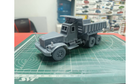 КрАЗ-256Б1-030 – спецсамосвал для ликвидации аварии в Чернобыле 1:43 Смола 3D-печать, масштабная модель, scale43