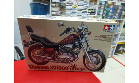 14044 Yamaha Virago XV1000 1:12 Tamiya Возможен обмен, масштабная модель мотоцикла, scale12