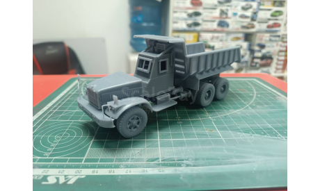 КрАЗ-256Б1-030 – спецсамосвал для ликвидации аварии в Чернобыле 1:43 Смола 3D-печать, масштабная модель, scale43