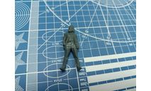 Мужчина с длинными волосами и бородой 1:35 Смола 3D-печать, фигурка, scale35