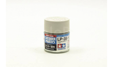 LP-35 INSIGNIA WHITE (ГРЯЗНО-БЕЛАЯ, АМЕРИКАНСКИЙ ФЛОТ) КРАСКА ЛАКОВАЯ, 10 МЛ. TAMIYA, фототравление, декали, краски, материалы, scale0