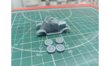 Д-12 — советский лёгкий бронеавтомобиль 1:72 Смола 3D-печать, масштабные модели бронетехники, scale72