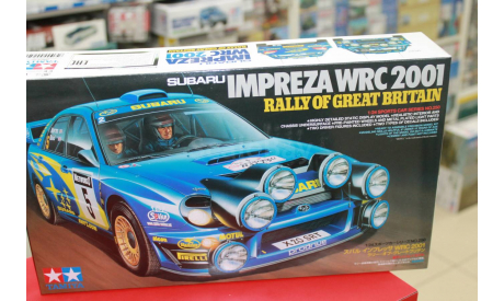 24250 SUBARU IMPREZA WRC 2001 Rally of Great Brit. 1:24 Tamiya Возможен обмен, масштабная модель, scale24