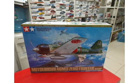 61025 Mitsubishi A6M3 Zero Fighter (Hamp), 6 фигур 1:48 Tamiya возможен обмен, сборные модели авиации, De Havilland, scale48