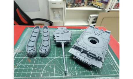 Немецкий танк ТИГР I 1:43 Смола 3d-печать, масштабная модель, ЗиС, scale43