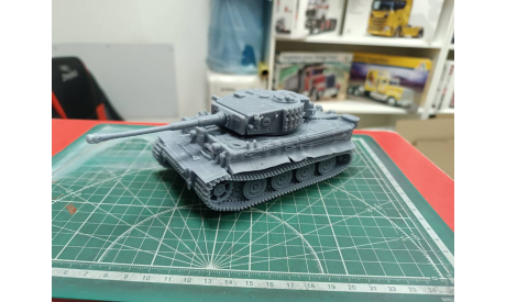 Немецкий танк ТИГР I 1:43 Смола 3d-печать, масштабная модель, ЗиС, scale43