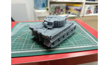 Немецкий танк ТИГР I 1:43 Смола 3d-печать, масштабная модель, ЗиС, scale43