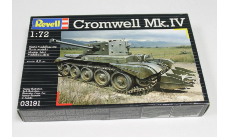 Обмен. 03191 Cromwell Mk. IV 1:72 Revell, сборные модели бронетехники, танков, бтт, 1/72, ГАЗ
