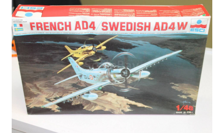 4076 FREANCH AD4 SWEDISH AD4W 1:48 ESCI возможен обмен, сборные модели авиации, scale0