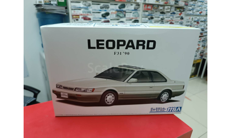 05739 Nissan Leopard Ultima V30Twincam Turbo ’90 1:24 Aoshima возможен обмен, сборная модель автомобиля, Toyota, scale24