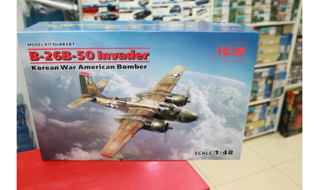 48281 B-26B-50 ’Инвейдер’, Американский бомбардировщик 1:48 ICM Возможен обмен, сборные модели авиации, scale48