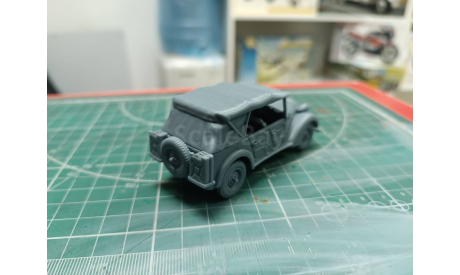 Tatra 57K с понятым тентом 1:43 Смола 3D-печать, масштабная модель, scale72