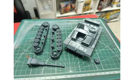 Sturmgeschütz III (StuG III) 1:43 Смола 3D-печать возможен обмен, сборные модели бронетехники, танков, бтт, СУ, scale43