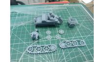 Полугусеничный мотоцикл SdKfz 2 Kettenkrad 1:43 Смола 3D-печать, сборная модель автомобиля, scale43