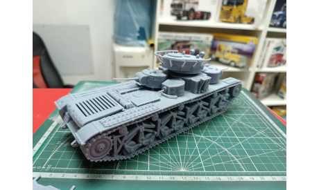 Т-35 советский тяжёлый танк 1:43 Смола 3D-печать, сборные модели бронетехники, танков, бтт, СУ, scale43