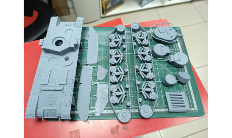 Т-35 советский тяжёлый танк 1:43 Смола 3D-печать, сборные модели бронетехники, танков, бтт, СУ, scale43