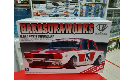 05126 Shakotan Koyaji’s Choice Hakosuka 4Dr. 1:24 Aoshima Возможен обмен, сборная модель автомобиля, Toyota, scale24