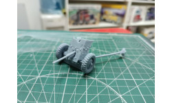 45-мм противотанковая пушка образца 1937 года (53-К) 1:43 Смола 3D-печать
