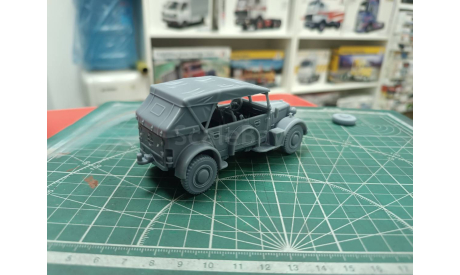 Horch 901 германский автомобиль с поднятым тентом 1:43 Смола 3D-печать  возможен обмен, масштабная модель, scale43