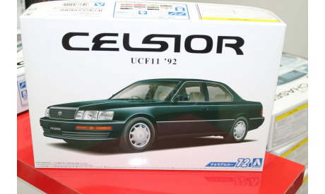 05551 Toyota Celsior 4.0 ’92 1:24 Aoshima возможен обмен, сборная модель автомобиля, scale0