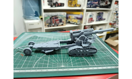 203-мм гаубица образца 1931 года (Б-4) 1:43  Смола 3D-печать, сборные модели бронетехники, танков, бтт, СУ, scale43