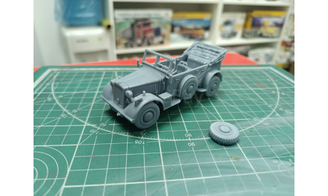 Horch 901 германский автомобиль с опущенным тентом 1:43 Смола 3D-печать, масштабные модели бронетехники, scale43