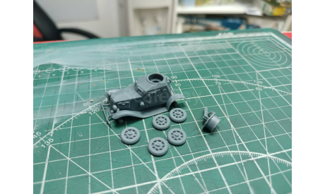 Бронеавтомобиль Д-12 второй вариант 1:72 Смола 3D-печать, масштабные модели бронетехники, scale72