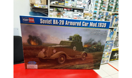 83883 Soviet Ba-20 Armored car Model1939 1:35 Hobby Boss возможен обмен, сборные модели бронетехники, танков, бтт, scale35