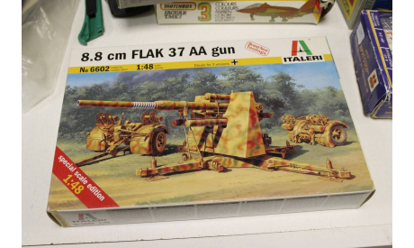 6602 8.8 cm FLAK 37AA gun 1:48 Italeri, сборные модели артиллерии