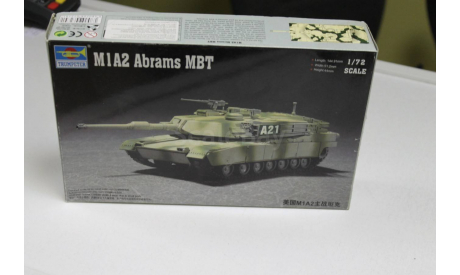 Обмен. 07279 M1A2 Abrams MBT  1:72 Trumpeter, сборные модели бронетехники, танков, бтт, 1/72, ГАЗ