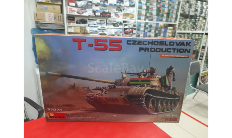37074 танк  T-55 CZECHOSLOVAK PRODUCTION 1:35 Miniart  возможен обмен, сборные модели бронетехники, танков, бтт, scale35