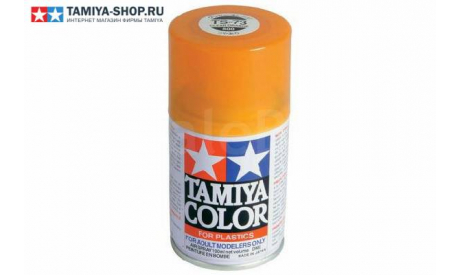 85073 TAMIYA TS-73 Clear Orange (Светло-оранжевая) краска-спрей 100 мл., фототравление, декали, краски, материалы, scale0