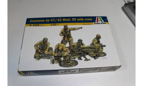 6490 Cannone da 47/32 Mod. 39 with crew  1:35 Italeri Возможен обмен, миниатюры, фигуры, scale0