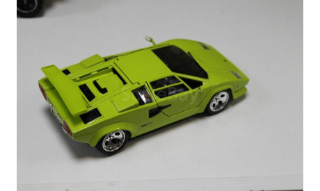 Обмен Lamborghini Countach без коробки 1:18 Burago, масштабная модель, 1/18