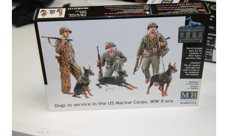 35155 Dogs In Service In The US Marine Corps WW 1:35 MasterBox  Возможен обмен, миниатюры, фигуры, scale0