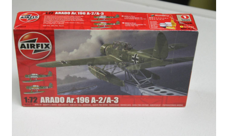 Обмен. 02019 Arado Ar. 196 A-2 A-3 1:72 Airfix, сборные модели авиации, 1/72