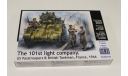 5164 Фигуры, 101-я легкая рота. Американские десантники  и британский танкист, Франция, 1944 1:35 MasterBox, миниатюры, фигуры, Master Box, ЗиС