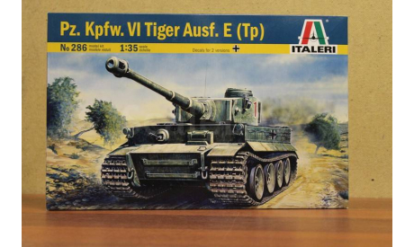 0286    TIGER I   AUSF. E/H1  1:35 Italeri, сборные модели бронетехники, танков, бтт, 1/35