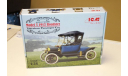 Model T 1913 Roadster, Американский пассажирский автомобиль 1:24 ICM, сборная модель автомобиля, 1/24, ЗИЛ