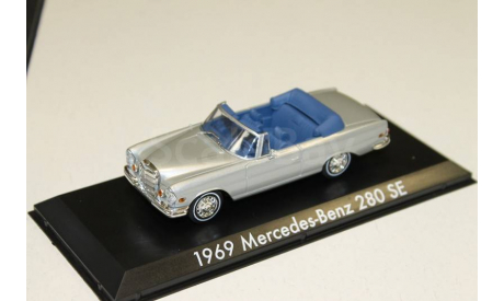 MERCEDES-BENZ 280SE Cabriolet (W111) 1969 1:43 GREENLIGHT, масштабная модель, 1/43, Greenlight Collectibles, Honda